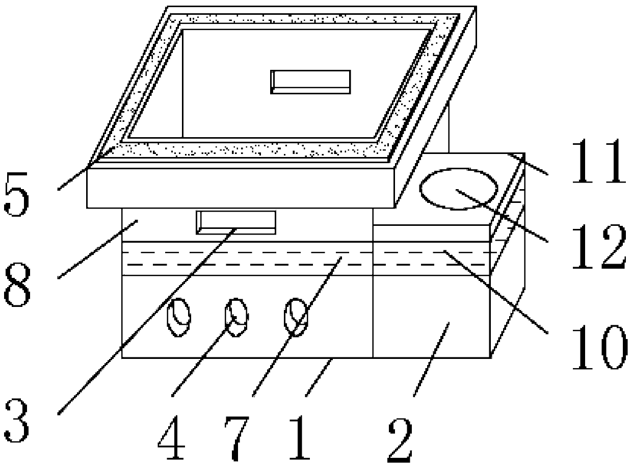 Prefabricated assembly reinforced concrete type transformer foundation