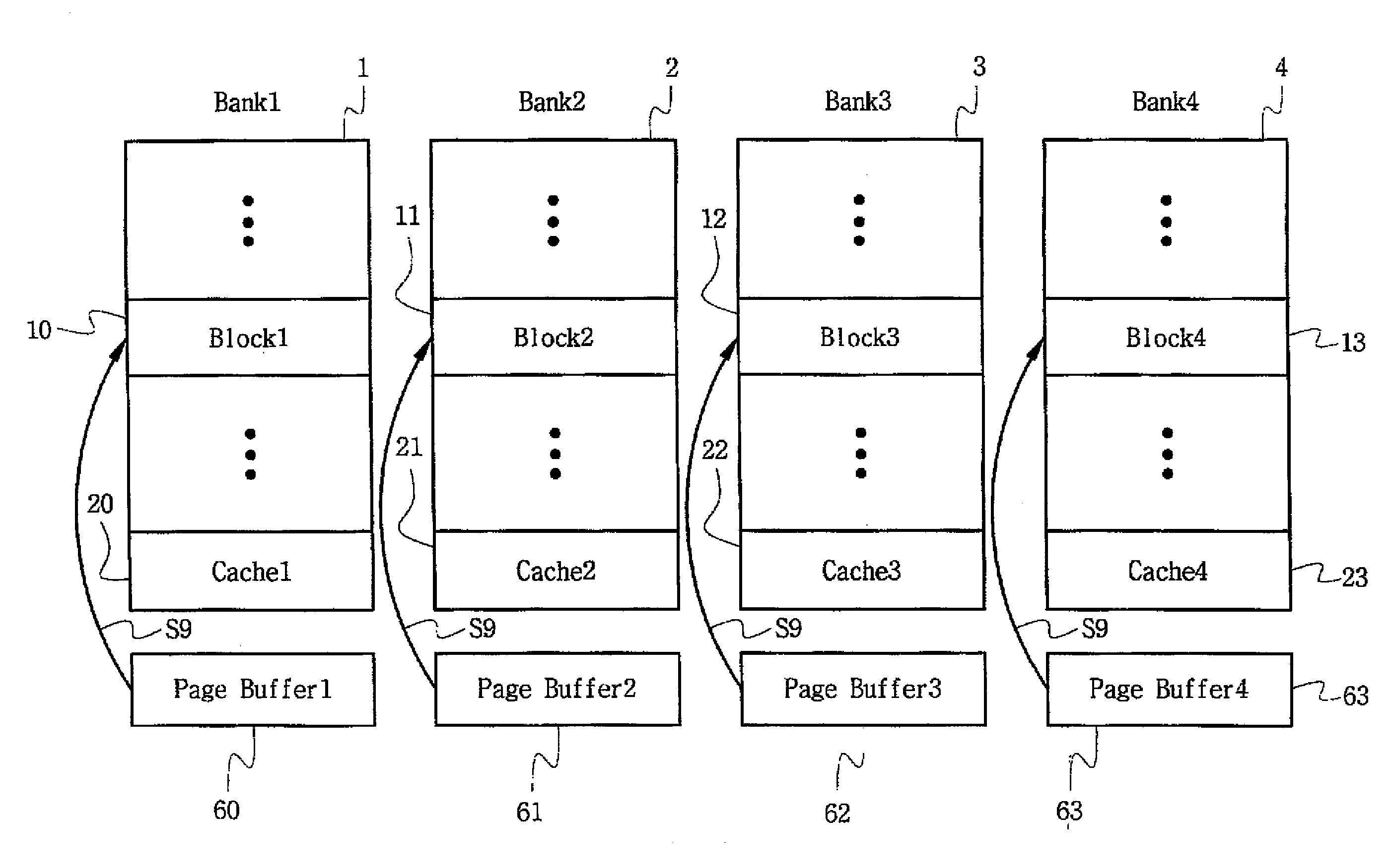 Nonvolatile semiconductor memory device with advanced multi-page program operation