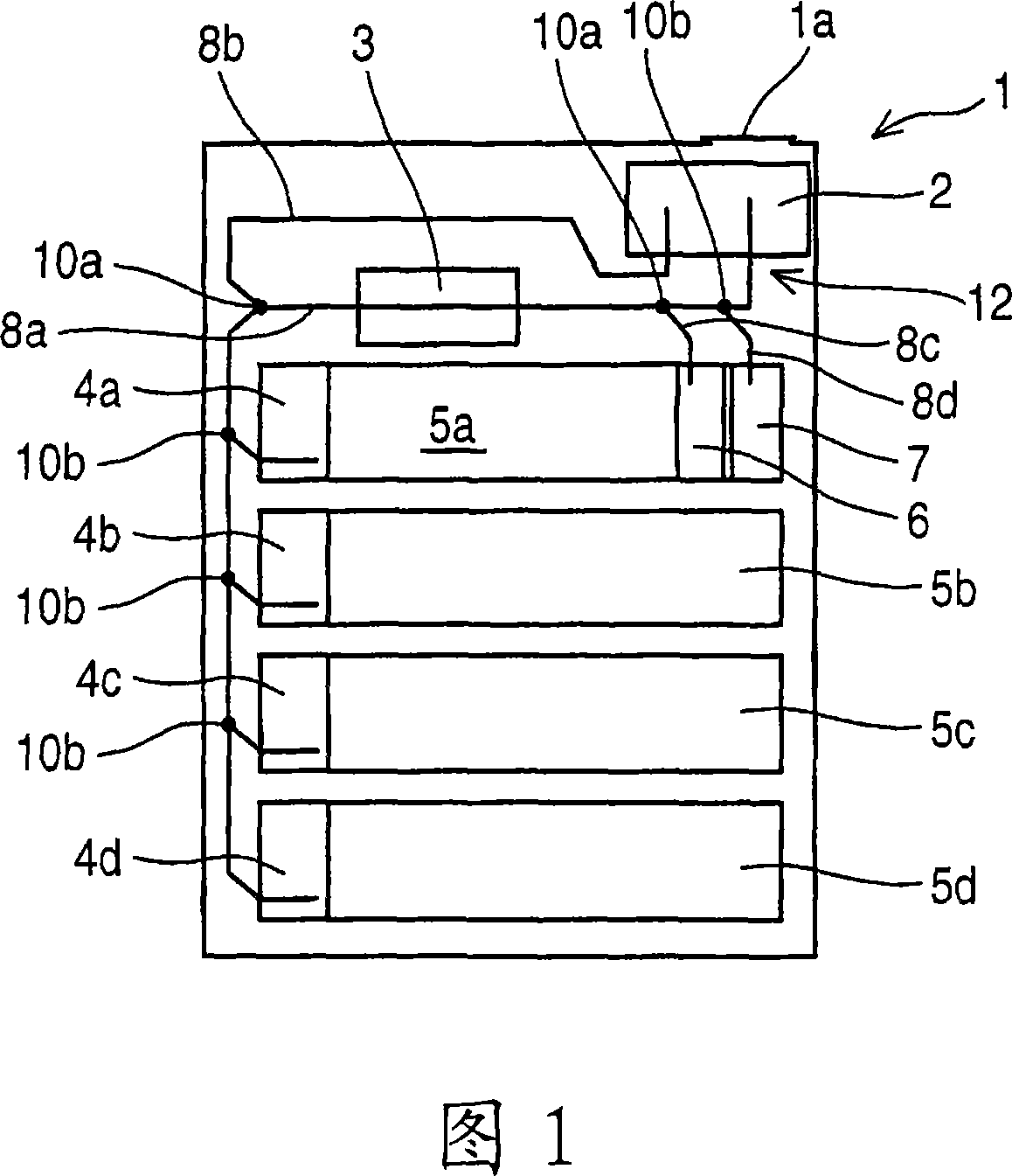 Entering bank note treating mechanism