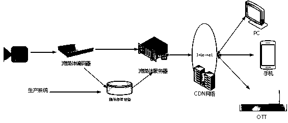 Intelligent identification method and system based on live stream collection and recording