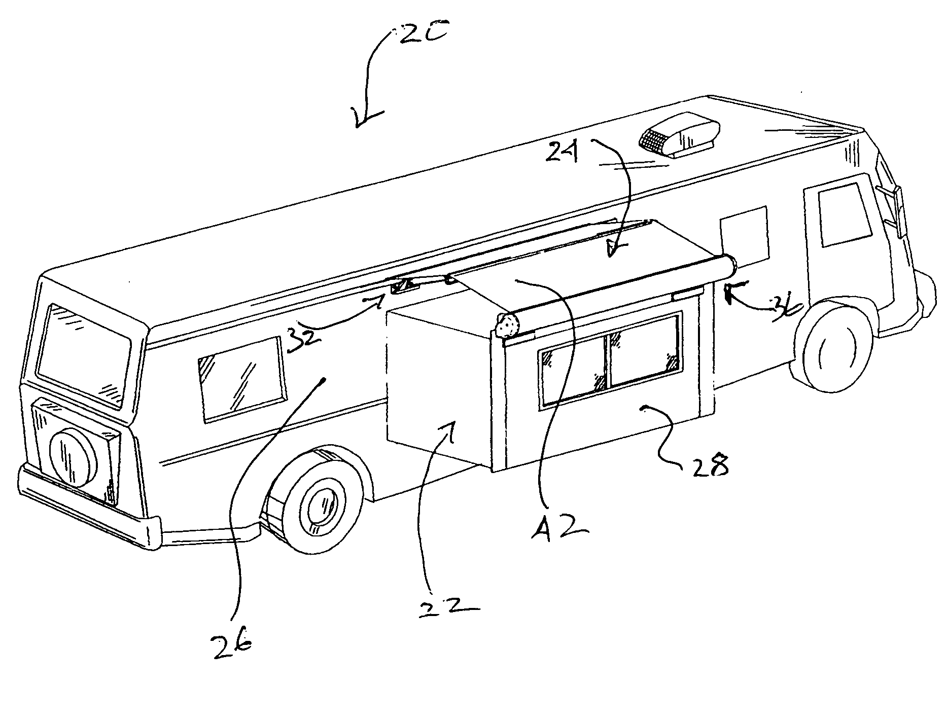 Retractable cleanable cover for slide-out unit