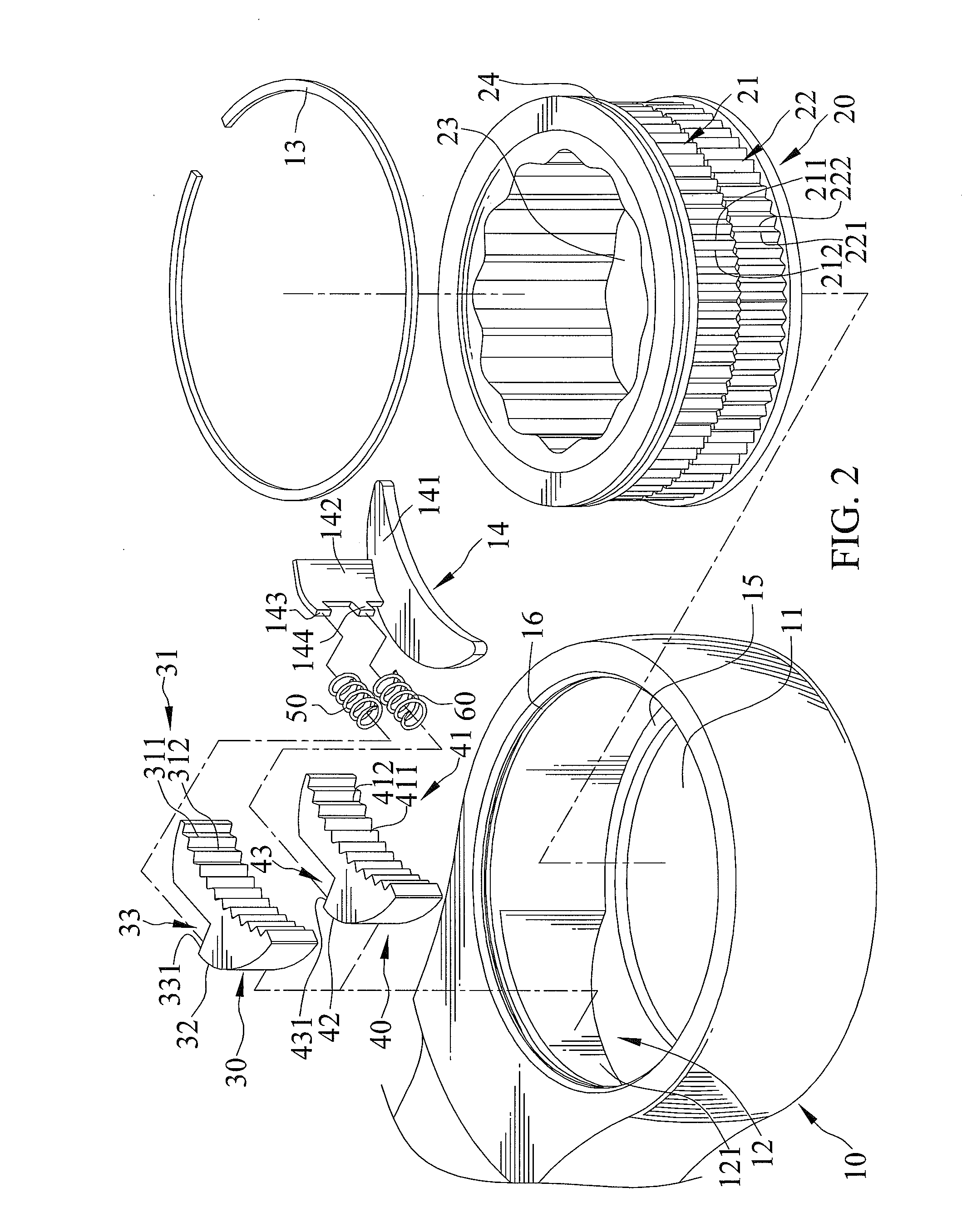 Ratchet Wrench Capable of Being Operated Through Relatively Smaller Minimum Swing Angle Action