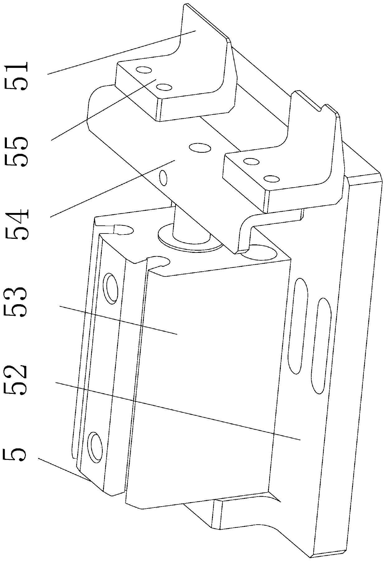 Blister tray separation device and separation method