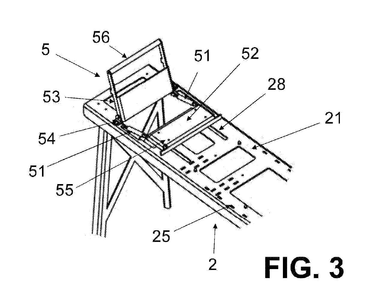 Device for assembling panels