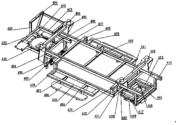 Front-wheel drive mode type light explosion-proof electric vehicle chassis