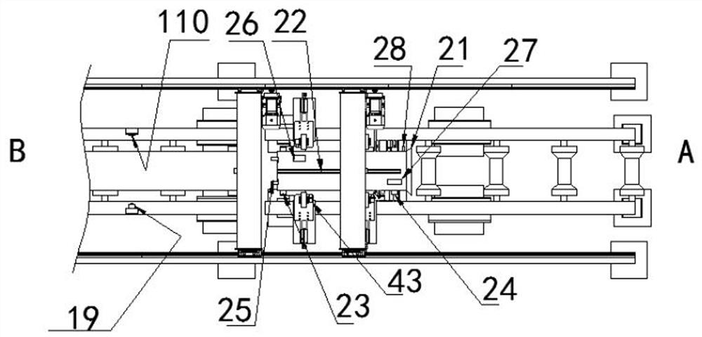 Detector conveying system with state sensing function