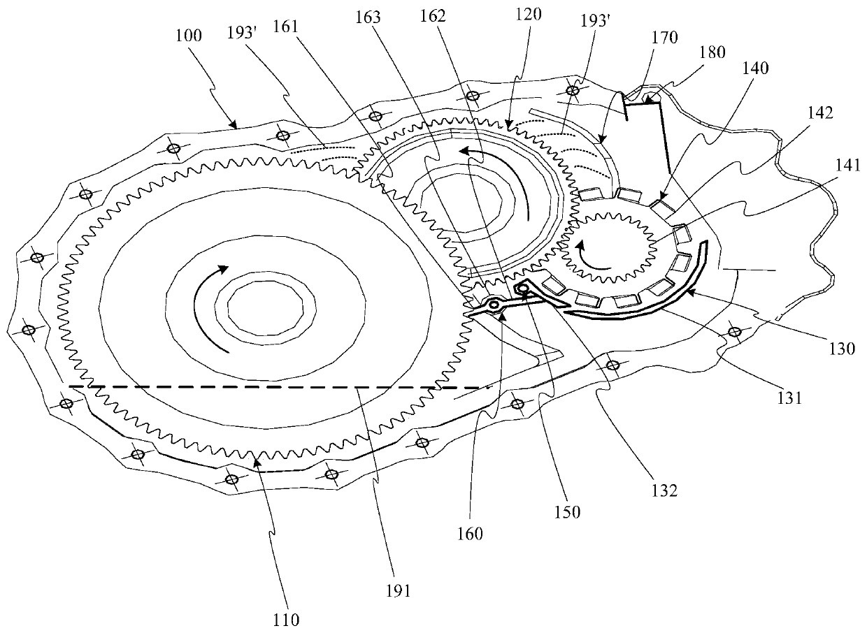 Bearing lubricating mechanism of transmission and transmission