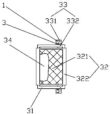 Goods shelf used for selling socks and use method thereof