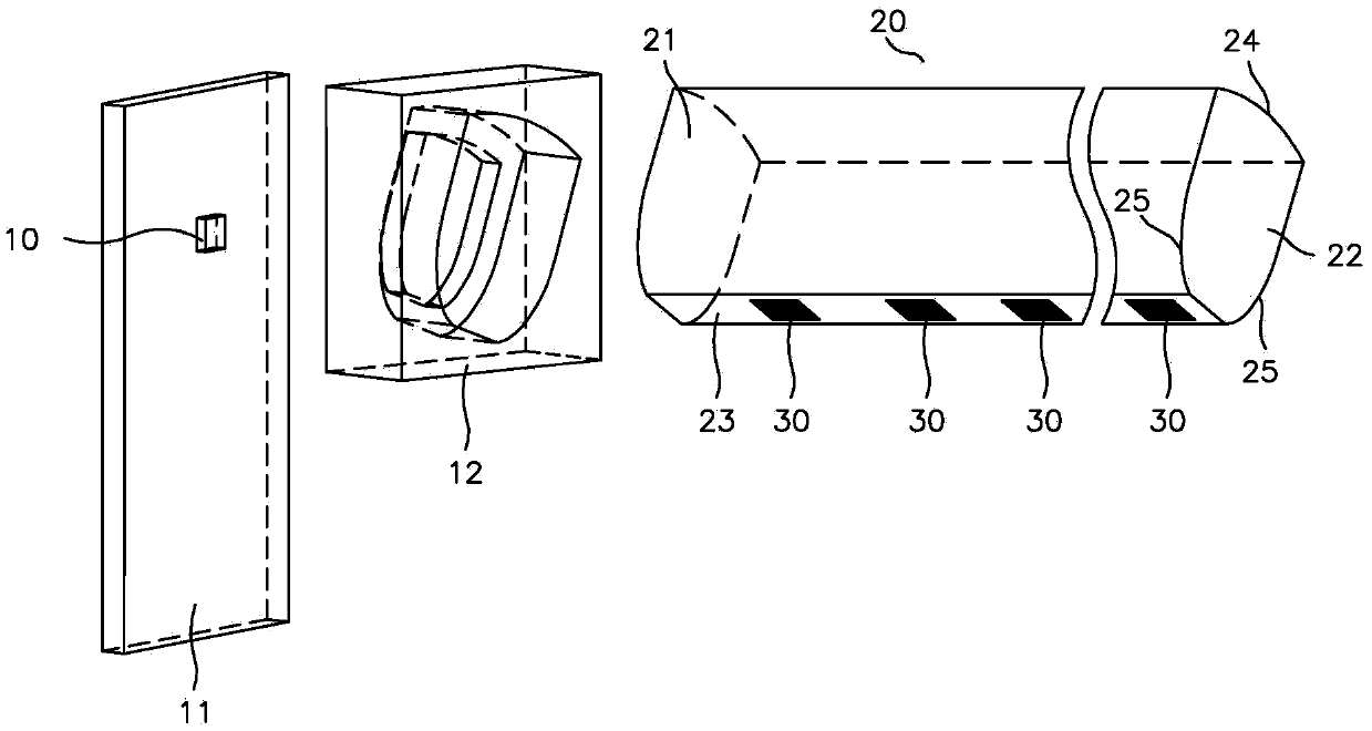 Linear light source, image sensor and image scanning device