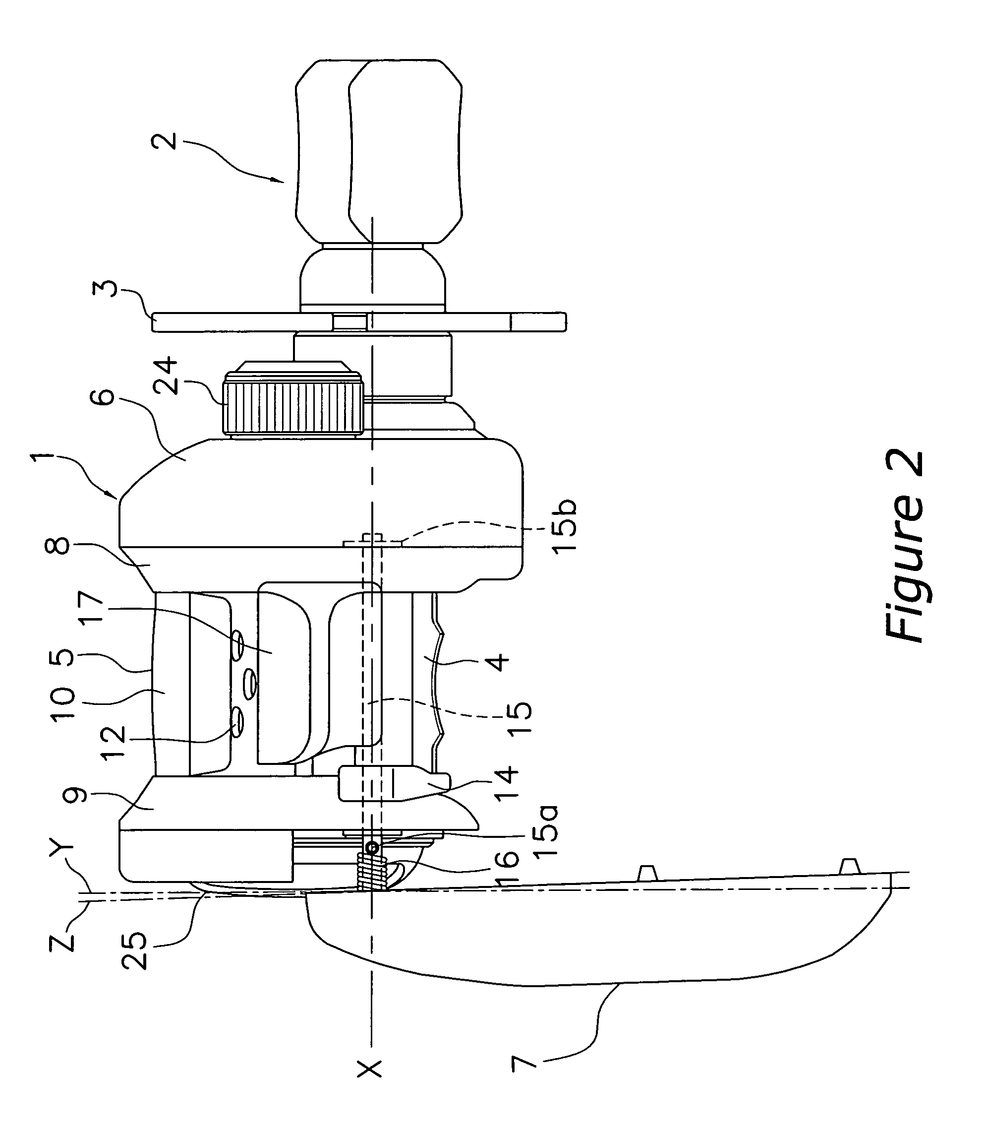 Reel unit for dual-bearing reel