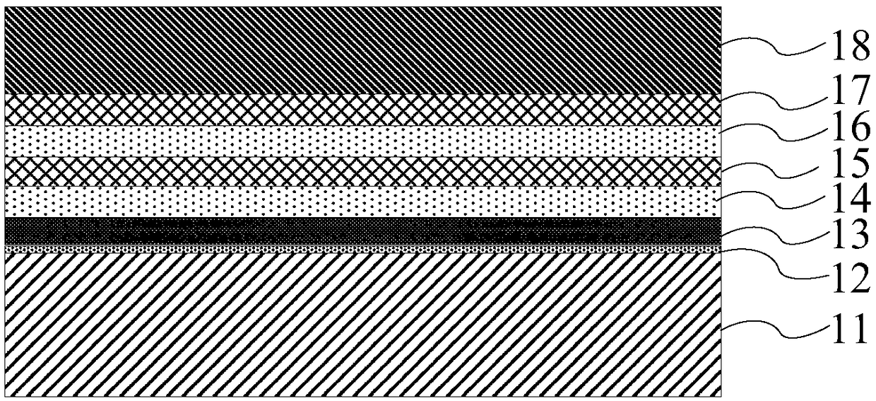 A kind of LED metal electrode structure and preparation method thereof