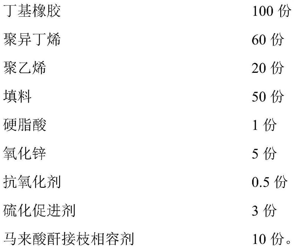 Insulating tape capable of self-melting with cross-linked polyethylene and its preparation process