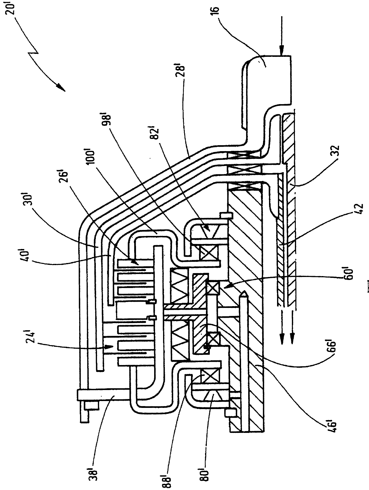 Double-clutch device used for double-clutch transmission