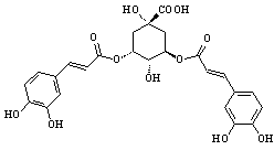 Application of laggera pterodonta extract and composition in drug for resisting influenza A virus