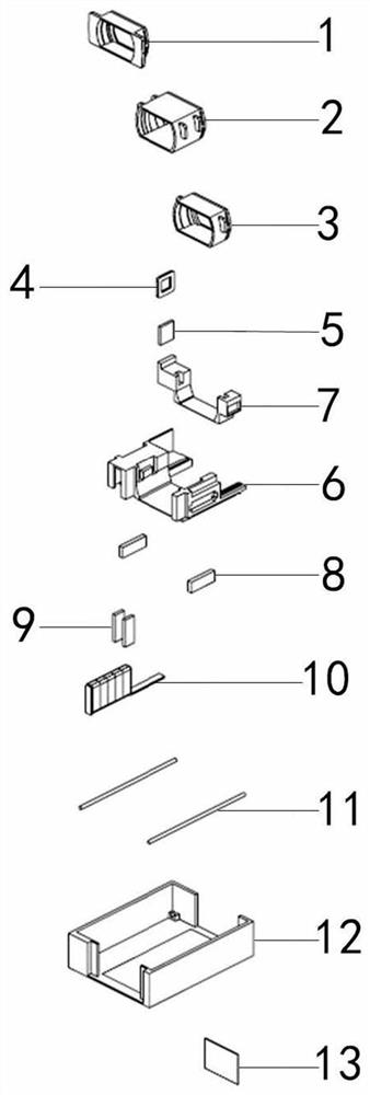 Continuous optical change device for lens motor