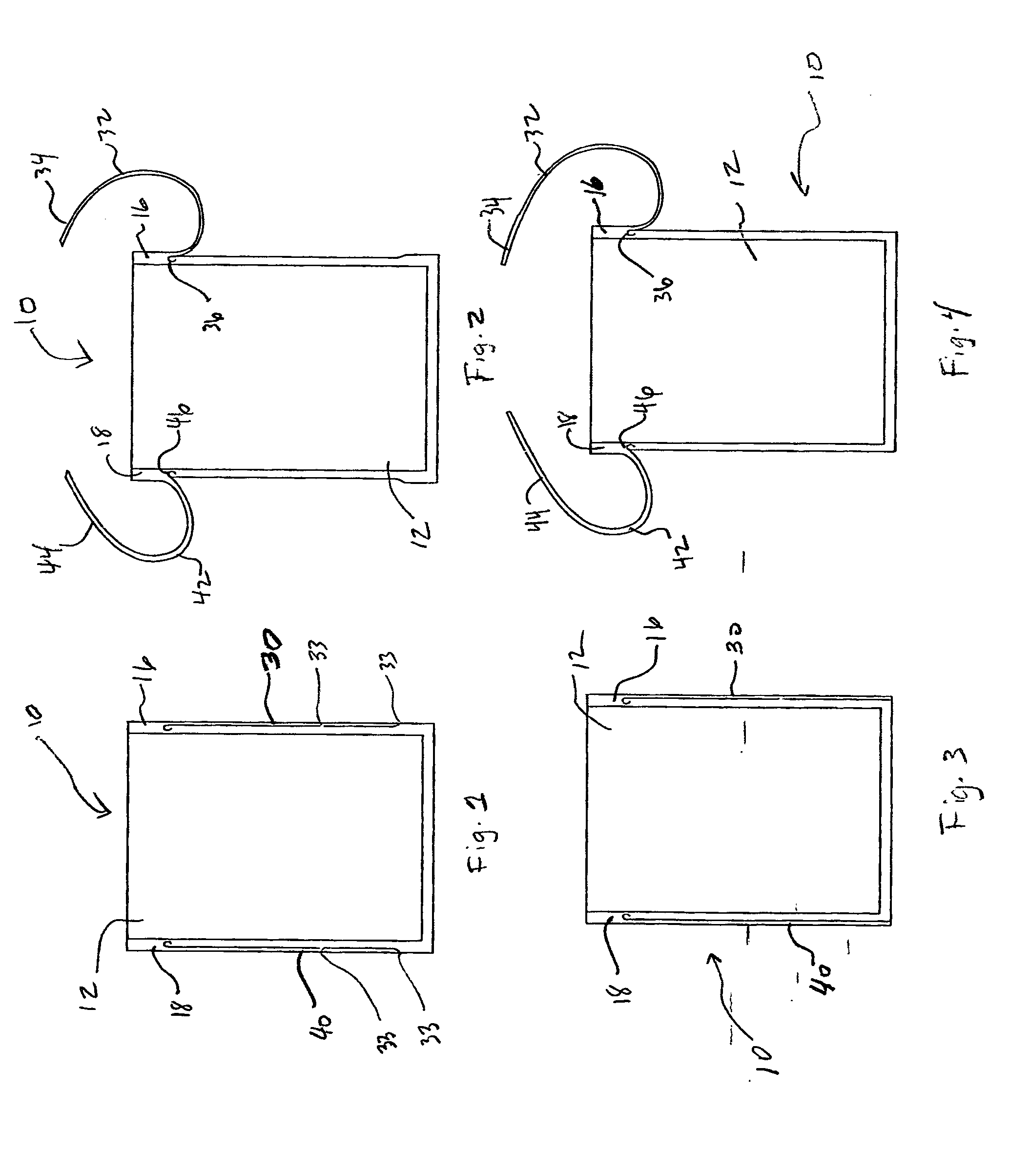 Flexible package having integrated slit member