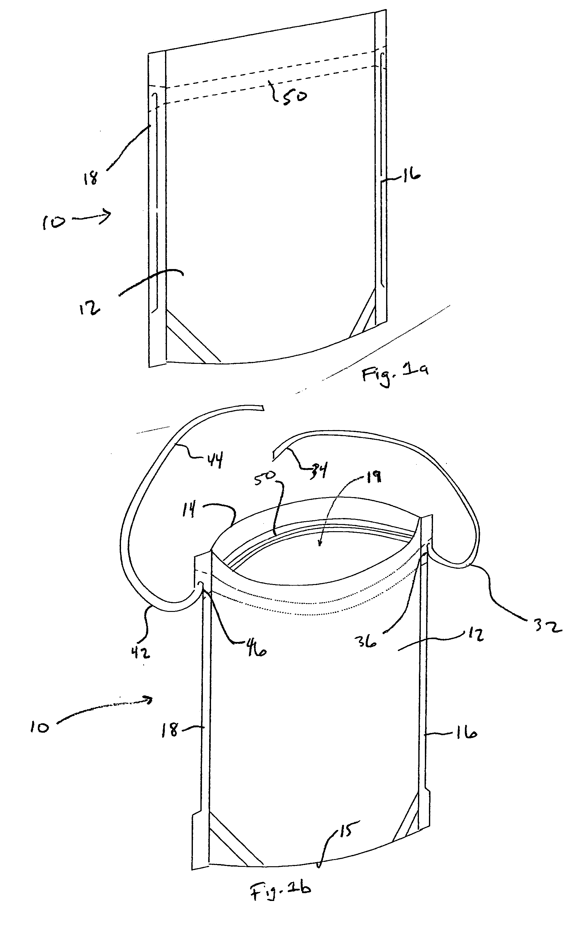 Flexible package having integrated slit member