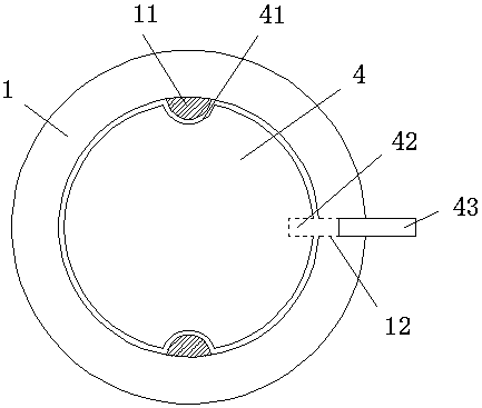 Physical training device for physical education classroom teaching