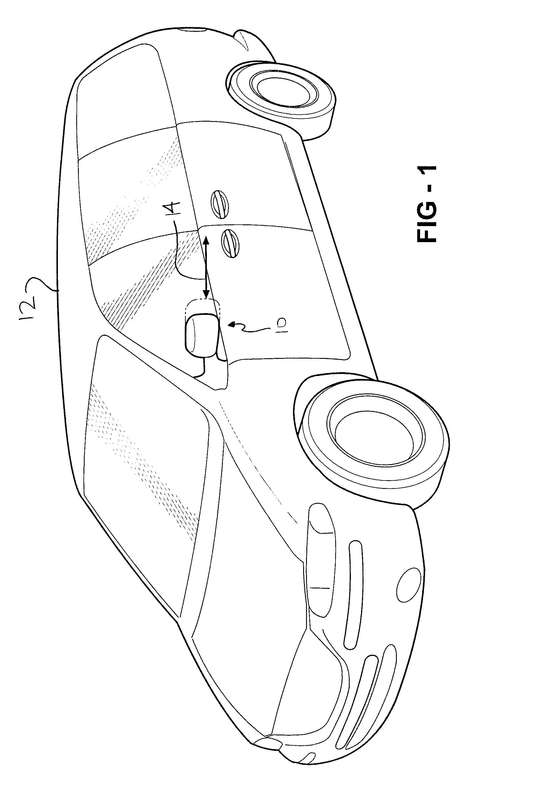 Single arm tow mirror assembly