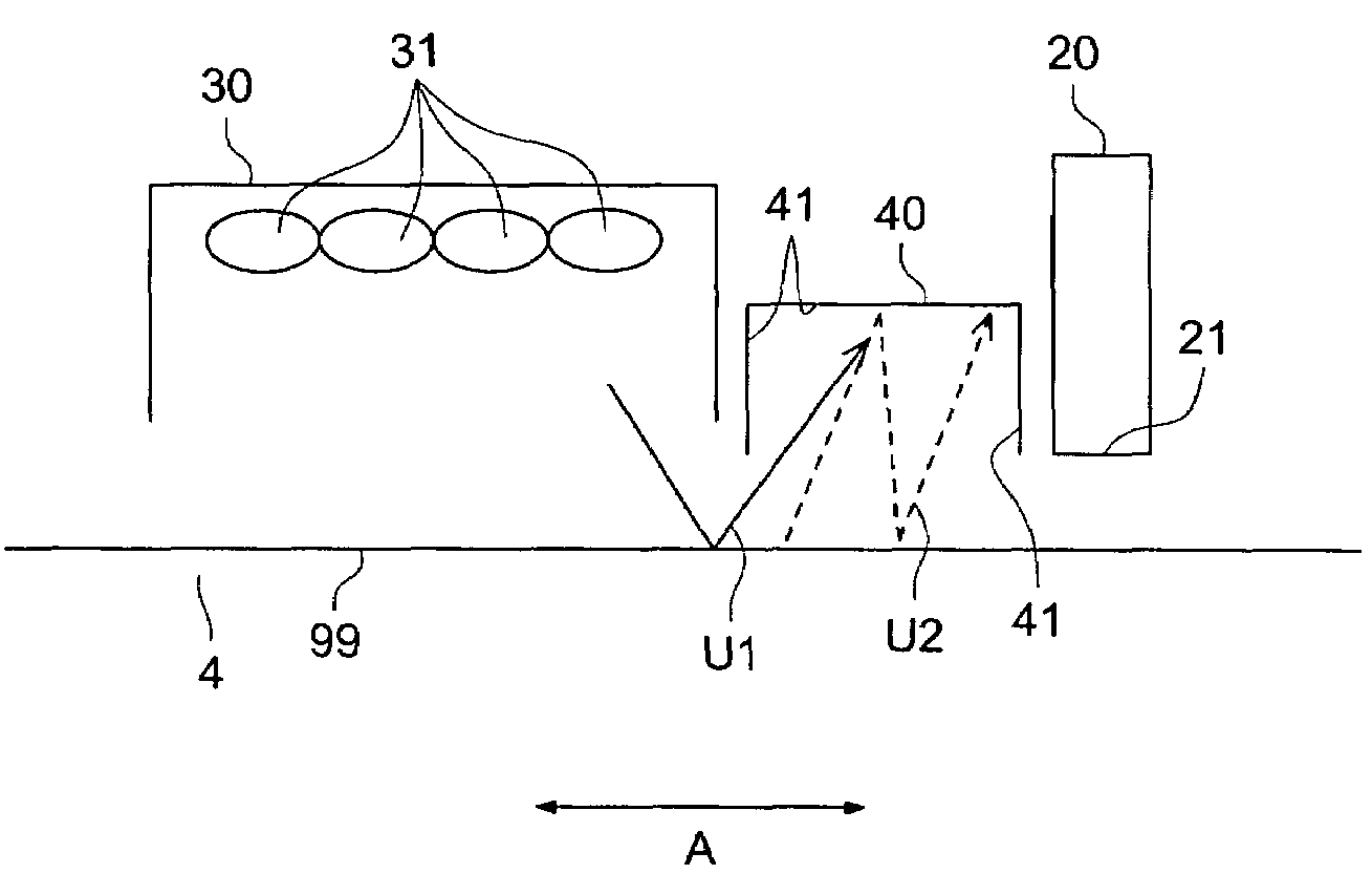 Inkjet printer using ultraviolet cure ink