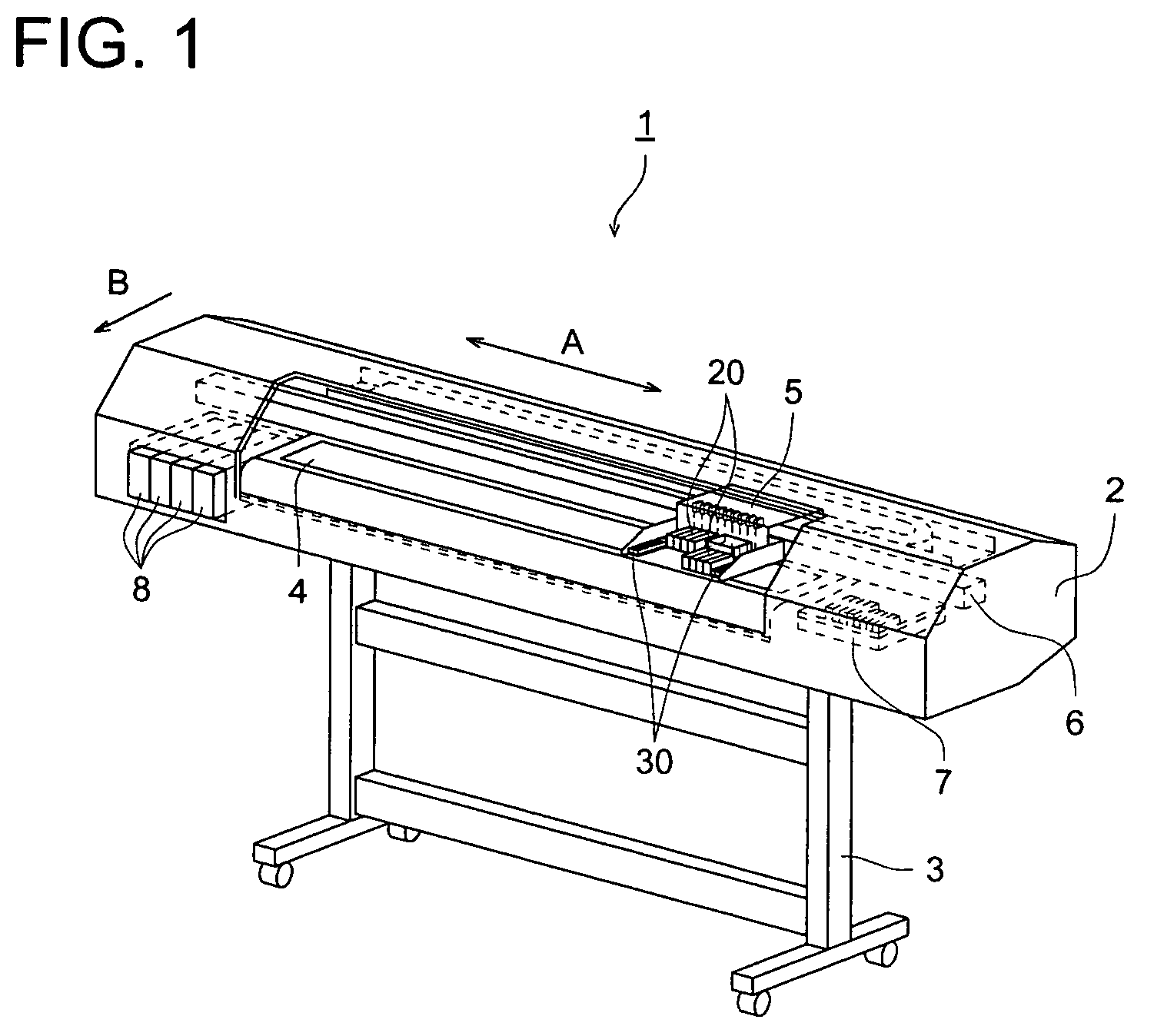 Inkjet printer using ultraviolet cure ink