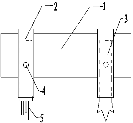 Integral soil loosening device of harvester body