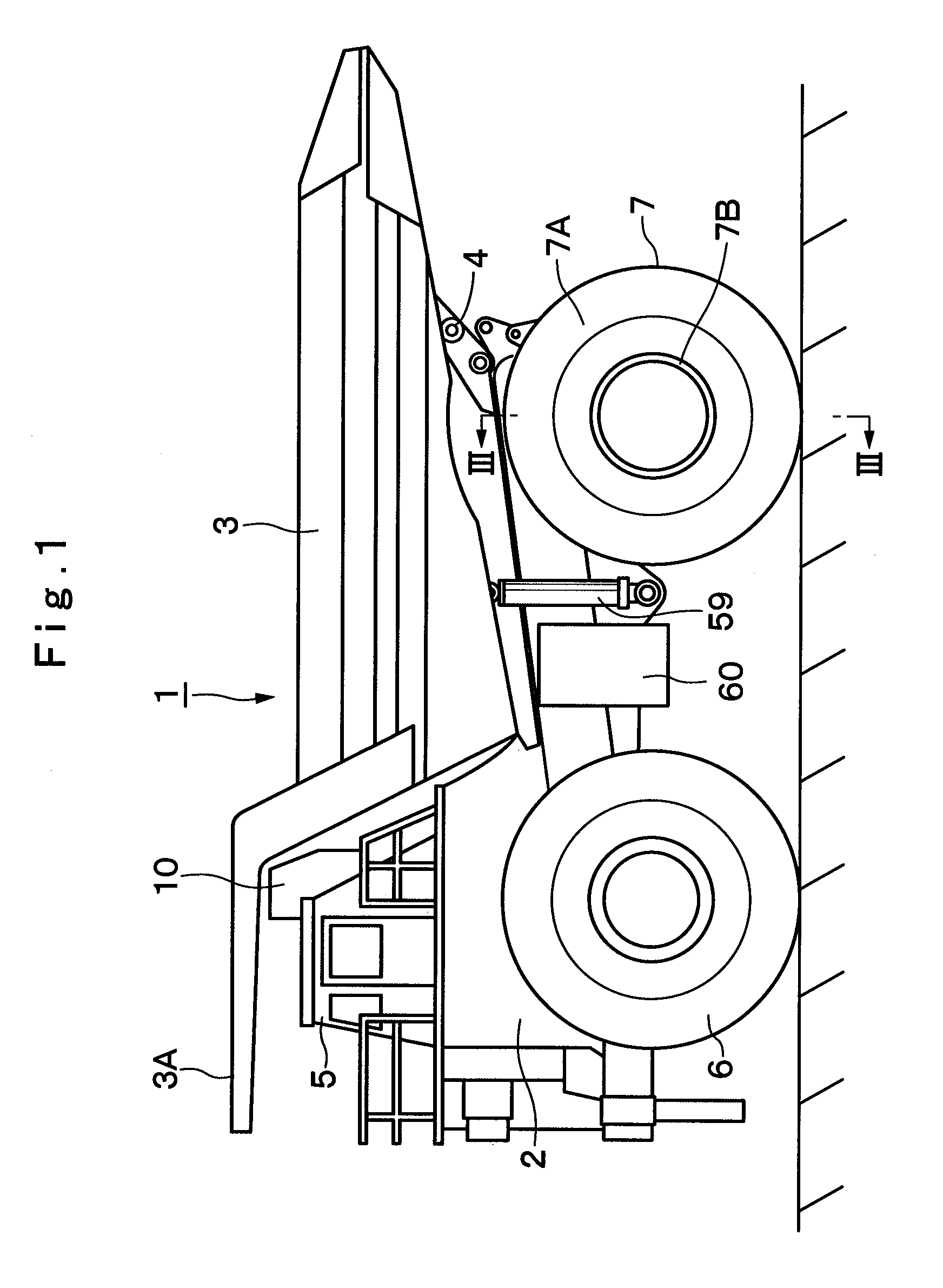 Travel drive apparatus for a working vehicle