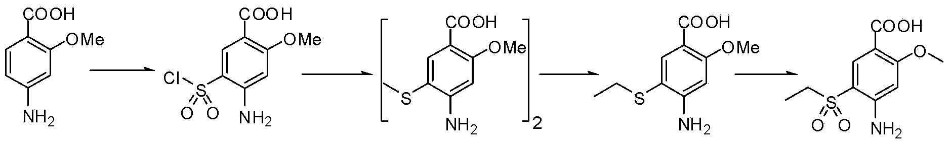 Method or preparing amisulpride acid