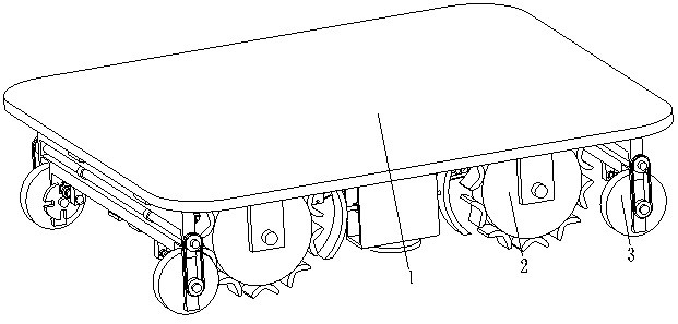 An intelligent adjustment system for the forward speed of a combine harvester