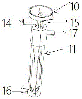 A control method for an engine endoscope cooling control device