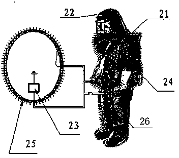 Brand-new electric field fire expelling and extinguishing device