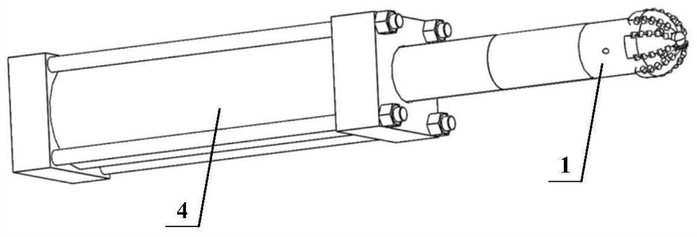 Composite cutterhead device suitable for hard rock crushing and using method of composite cutterhead device