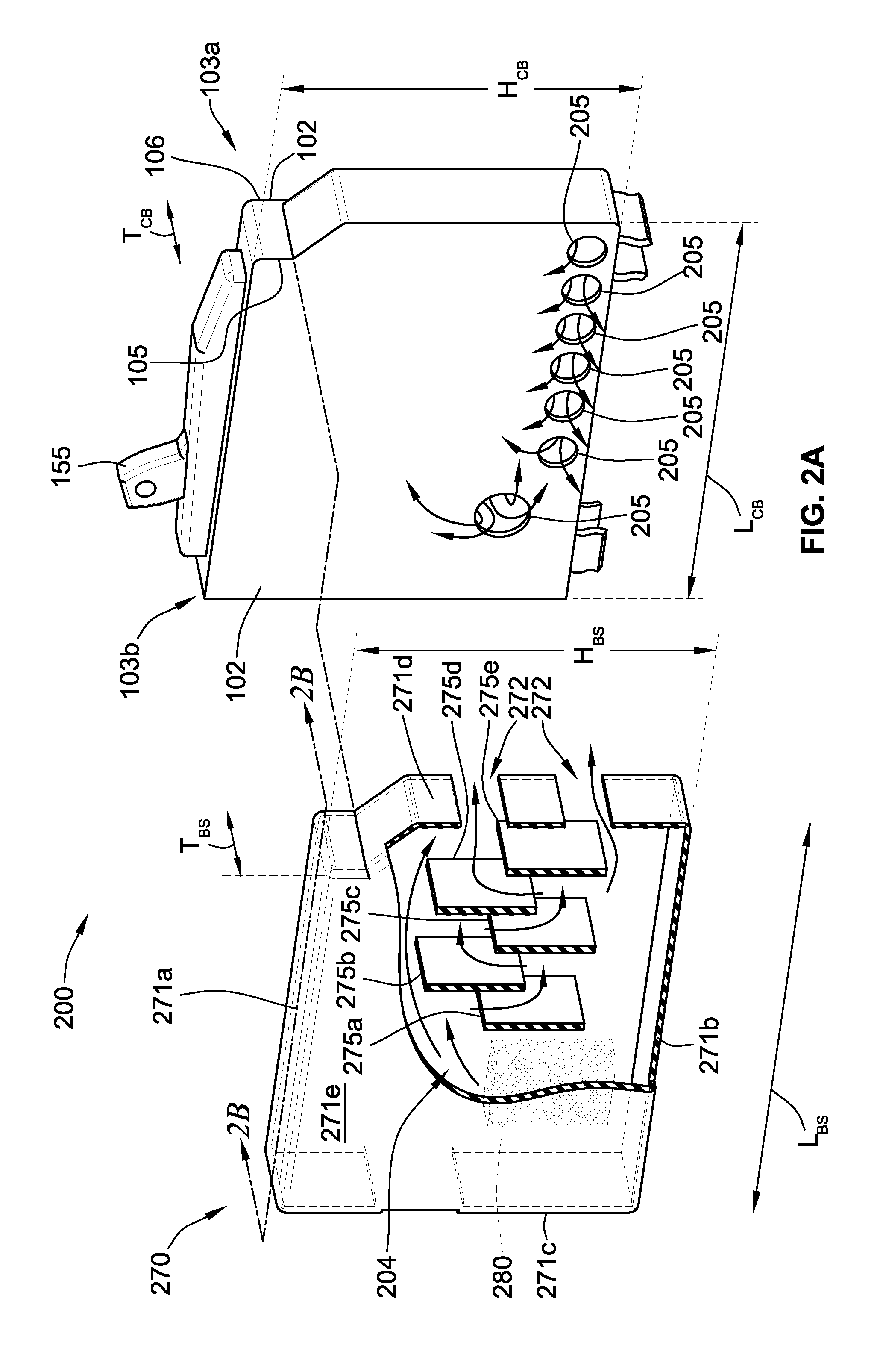 Circuit breaker with controlled exhaust