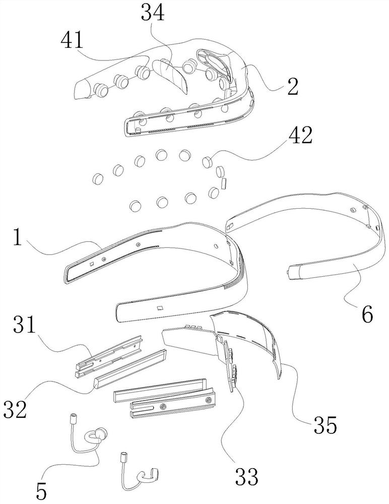 Head-mounted massager