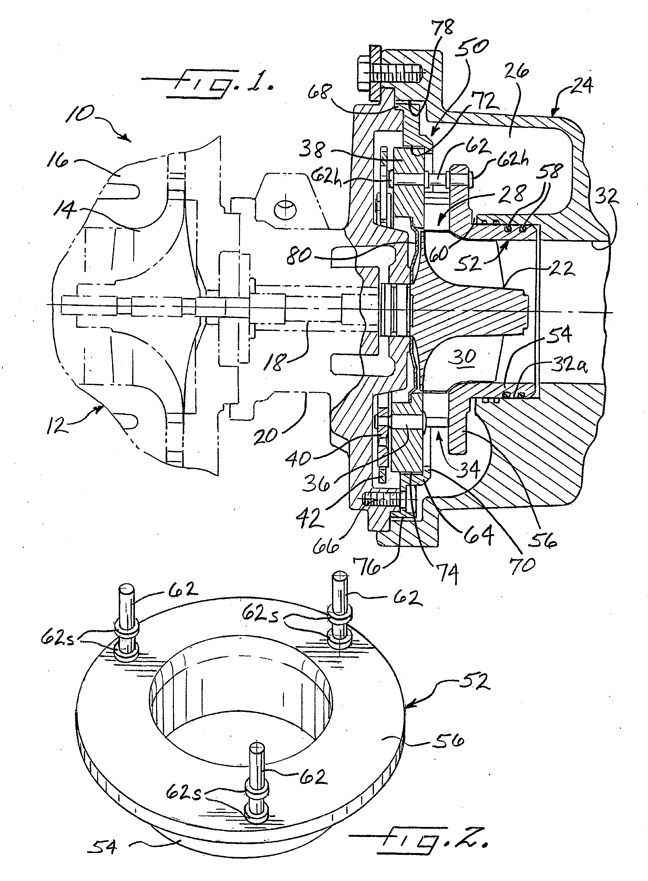 Turbocharger and Variable-Nozzle Cartridge Therefor