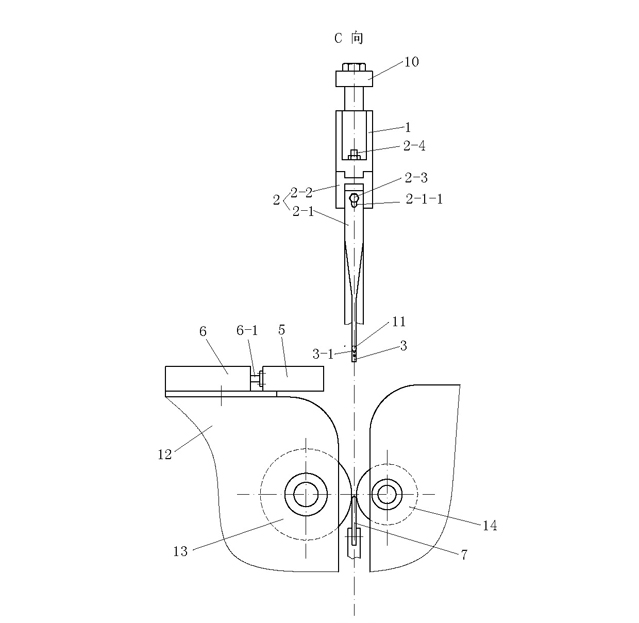 Mechanical arm device of centerless grinding machine