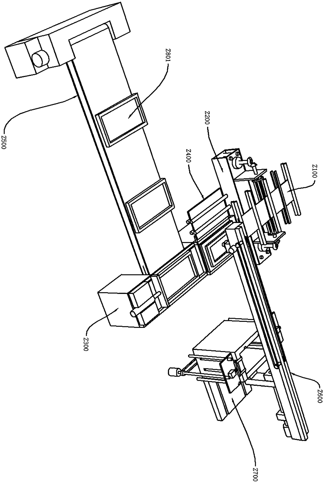 A paper handling mechanism for self-service bank counters