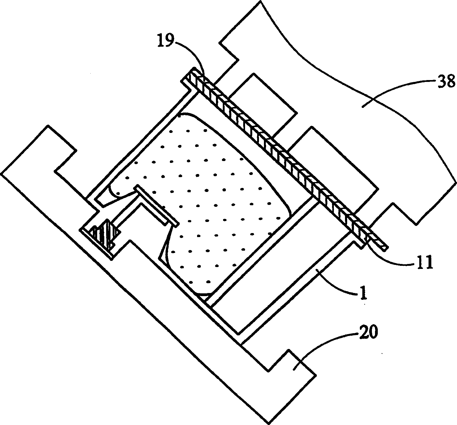 Sealing method and device for ink box