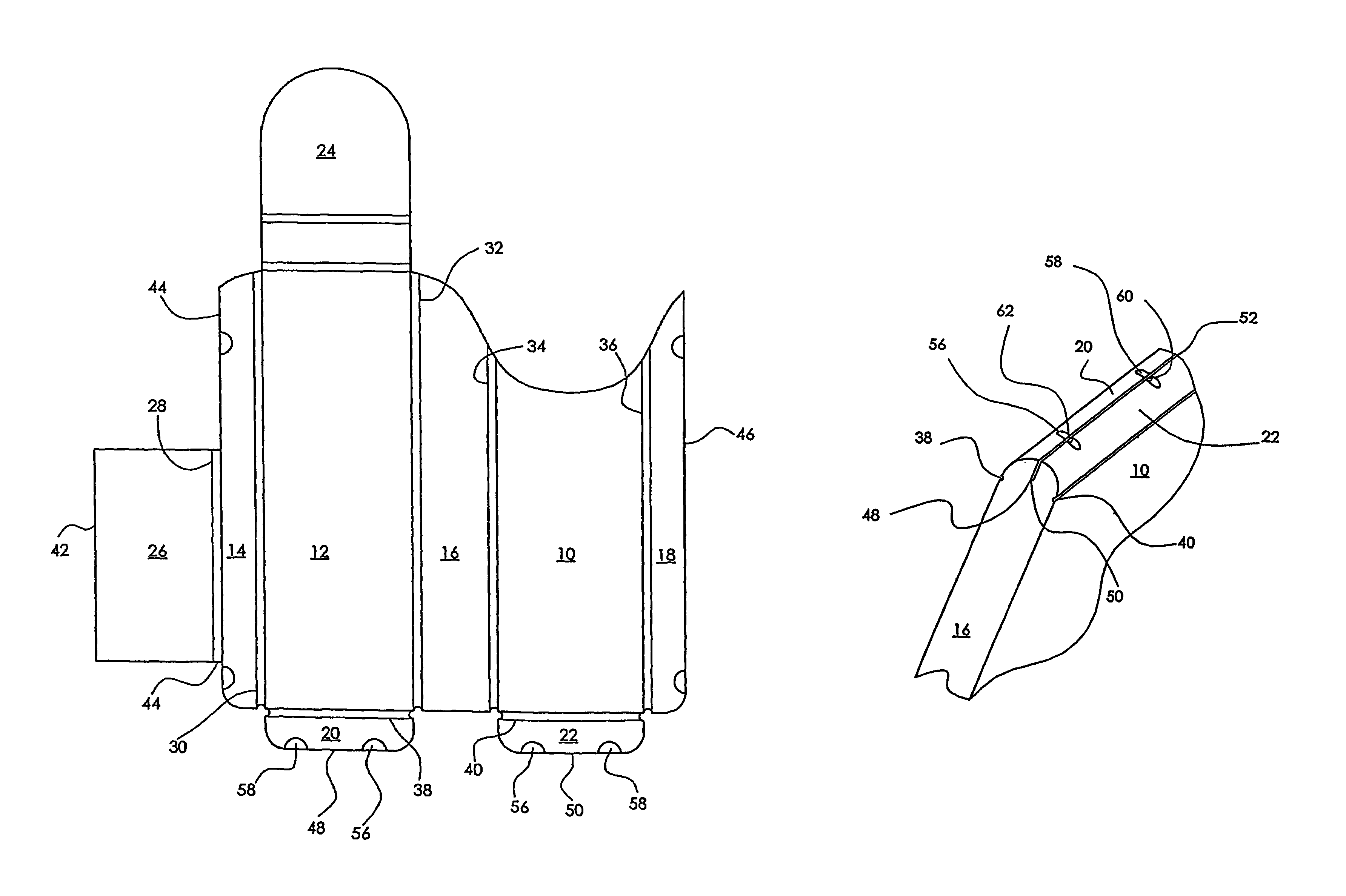 Receptacle for accommodating at least one pencil