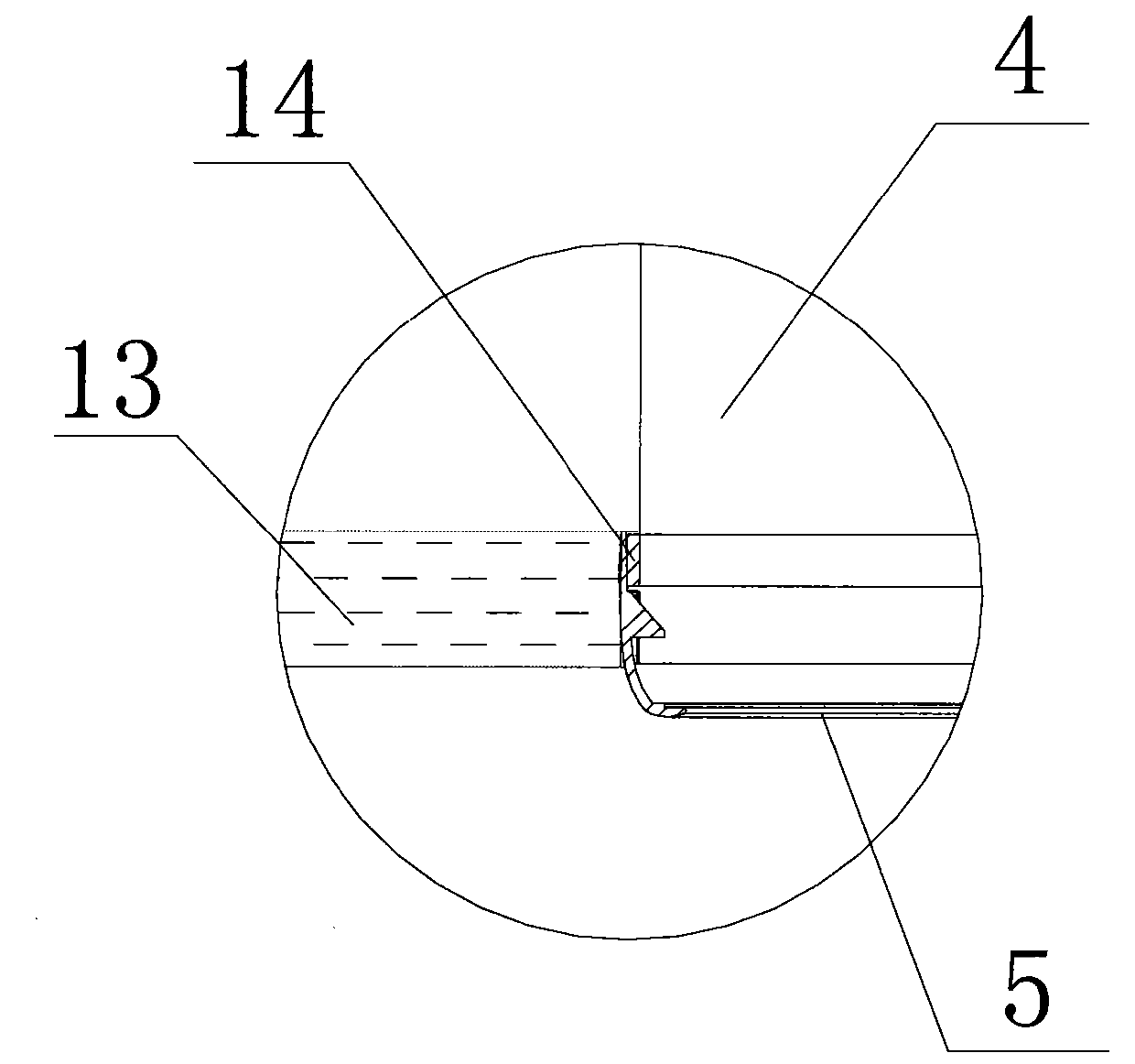 Flat plate type sunlight leading-in lighting system