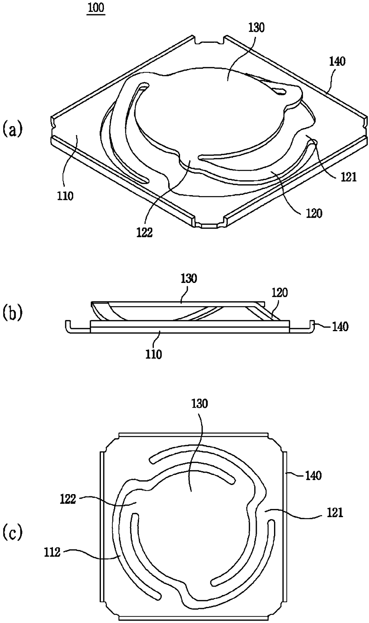 Resilient contact terminal