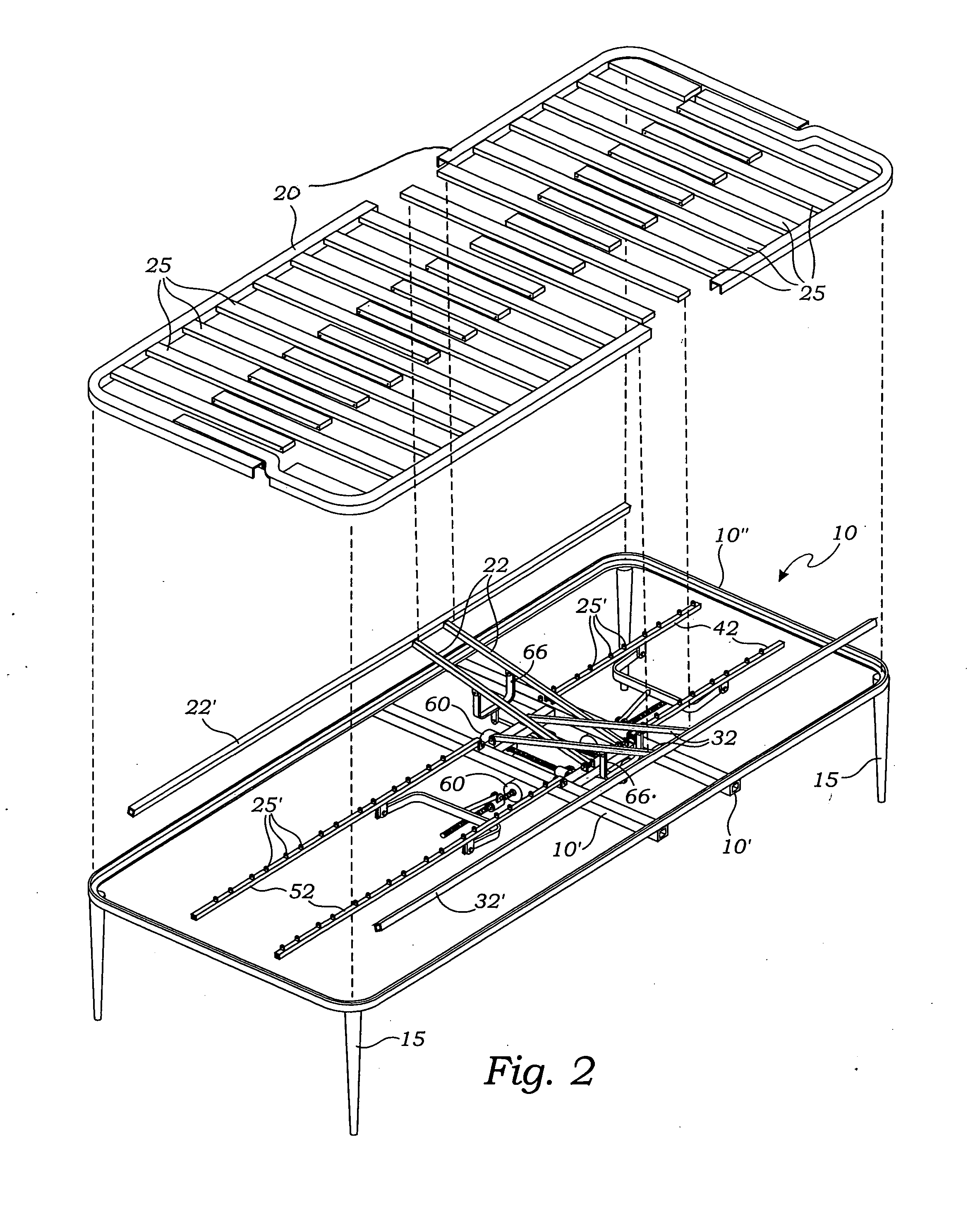 Articulating bed