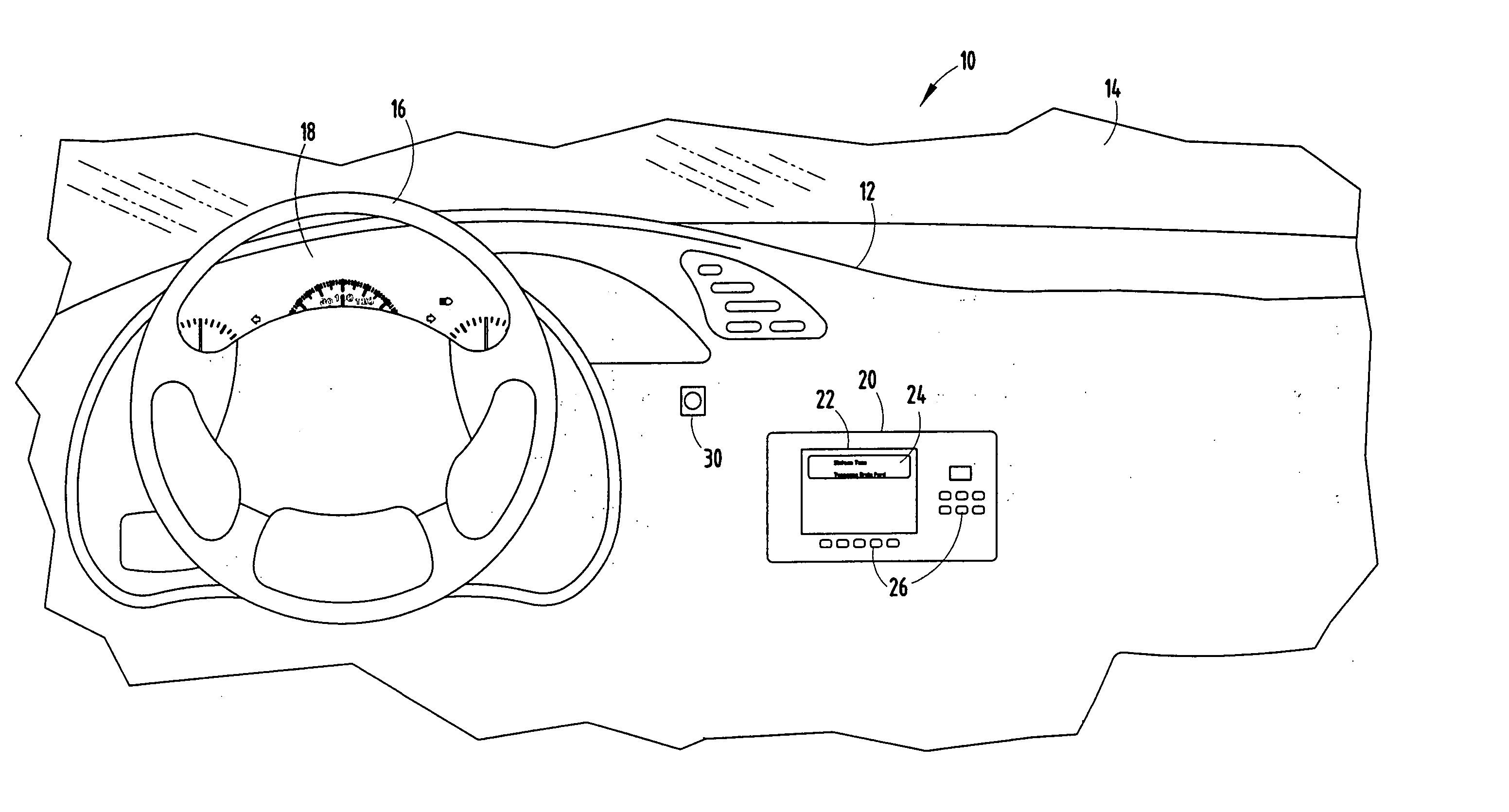 System and method of controlling scrolling text display