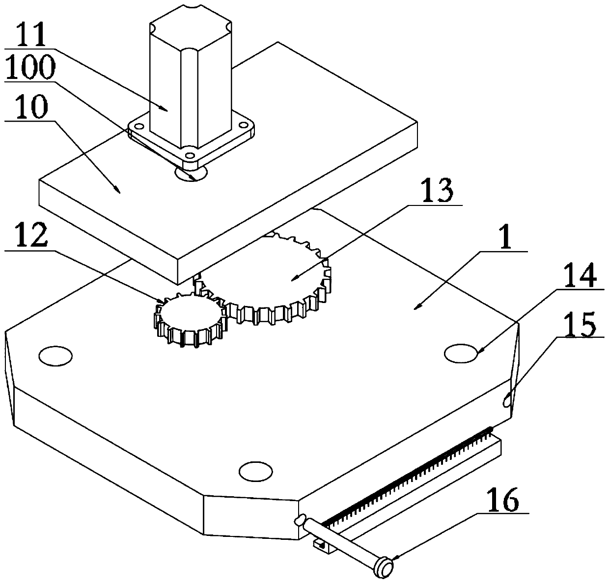 A multi-angle installation type industrial handling robot