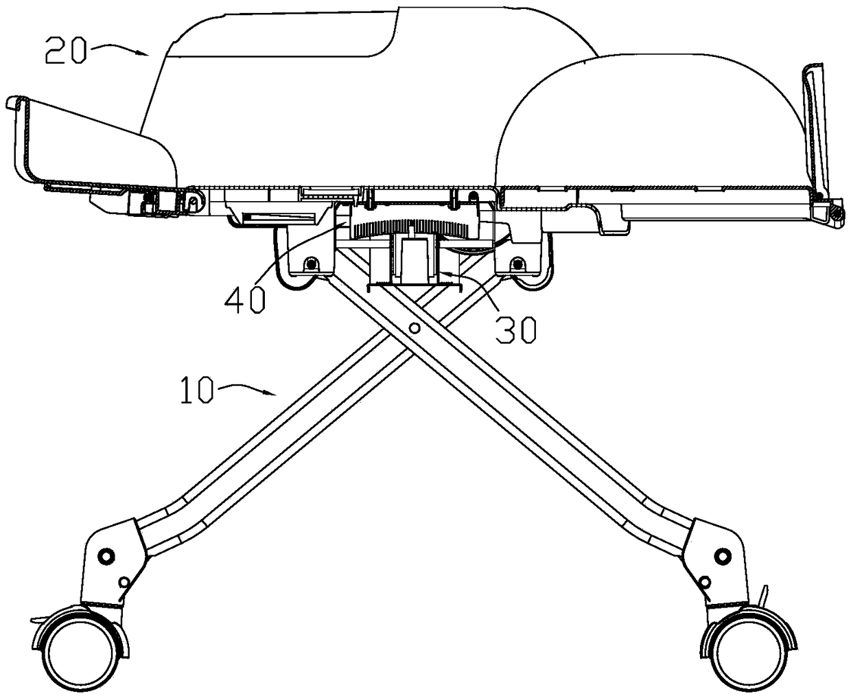 Intelligent swinging bed and its control method