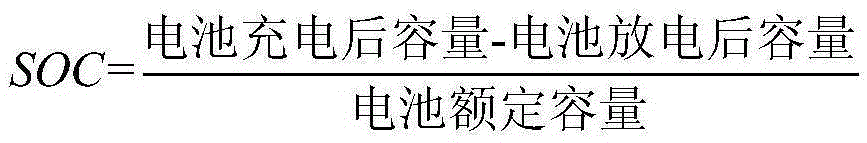 Prediction method of power battery SOC