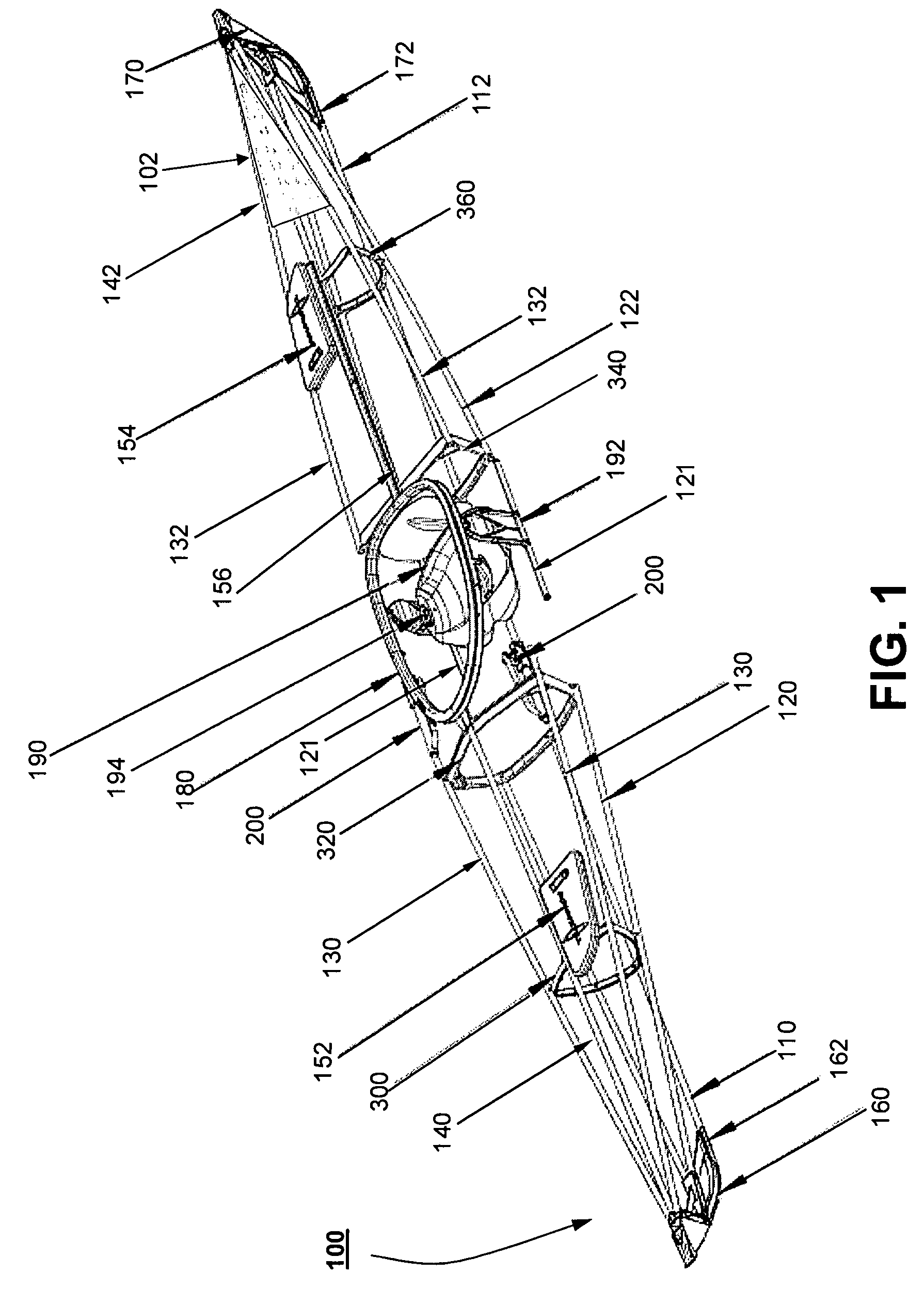 Folding kayak