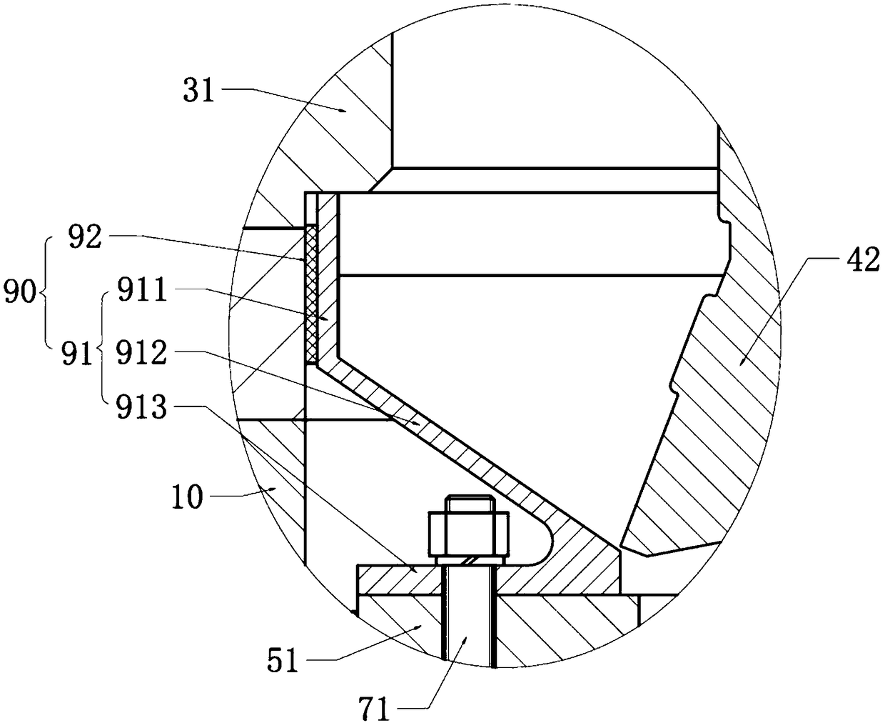 Spiral cone stirring ball grinding mill