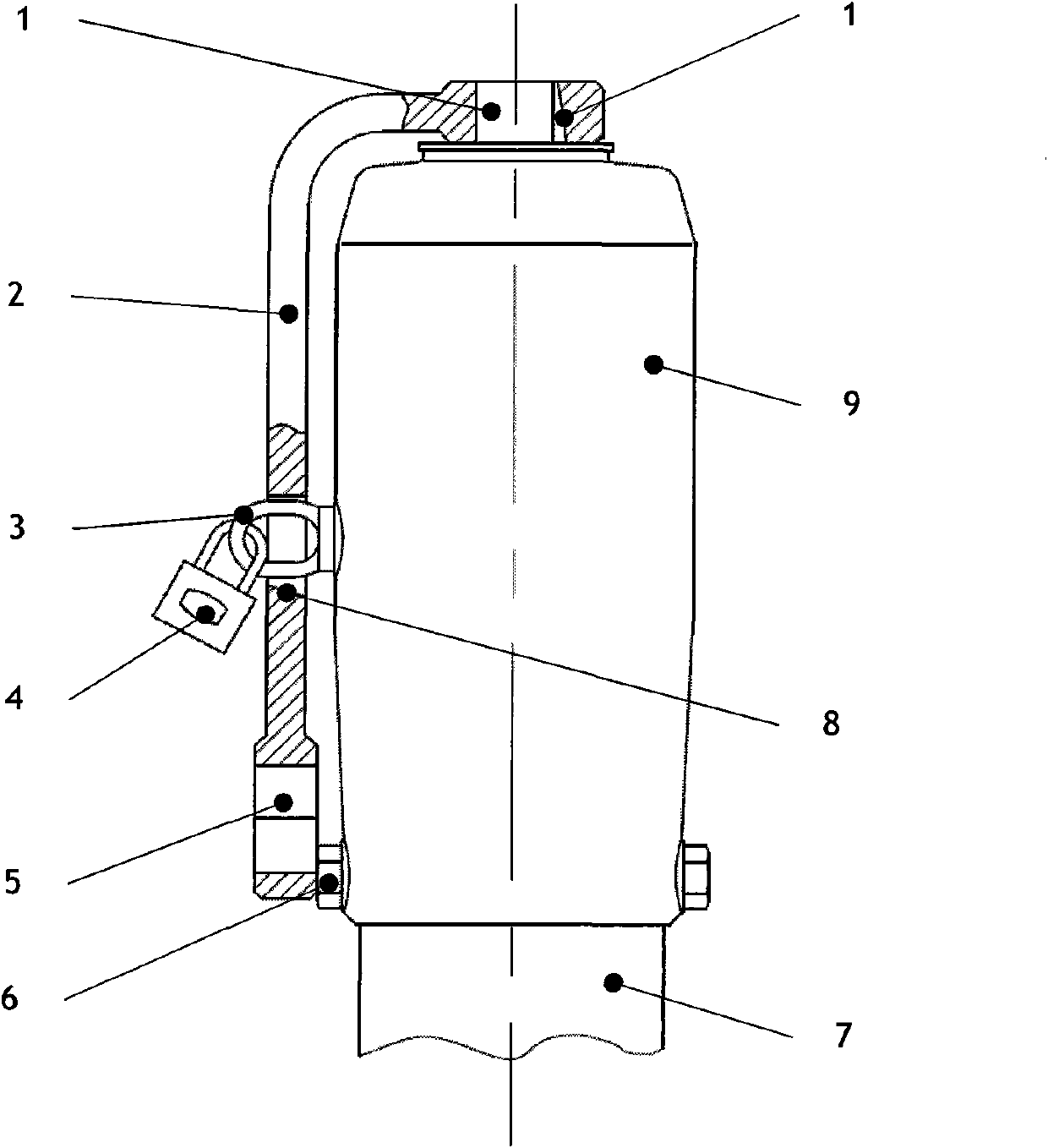 A safety lock control drive device