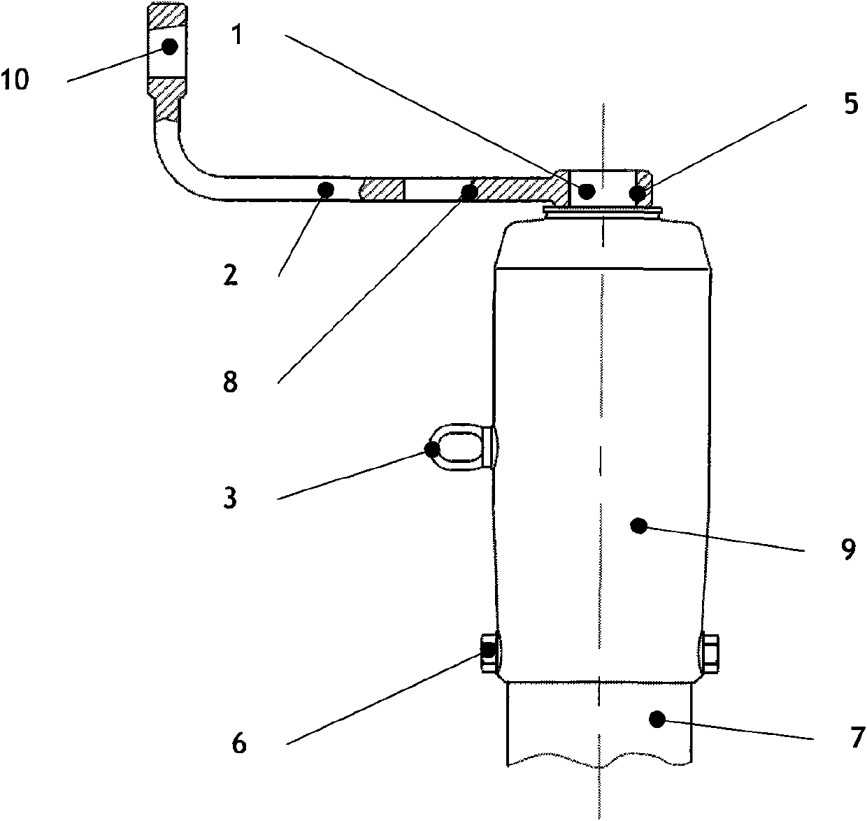 A safety lock control drive device